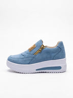 Women’s Side-Zip Slip-On Fashion Sneakers
