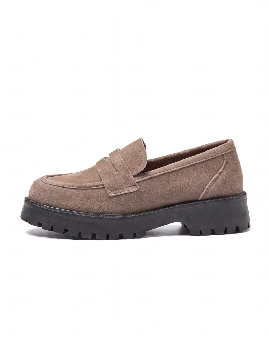 Women’s Chunky Lug-Sole Penny Loafers