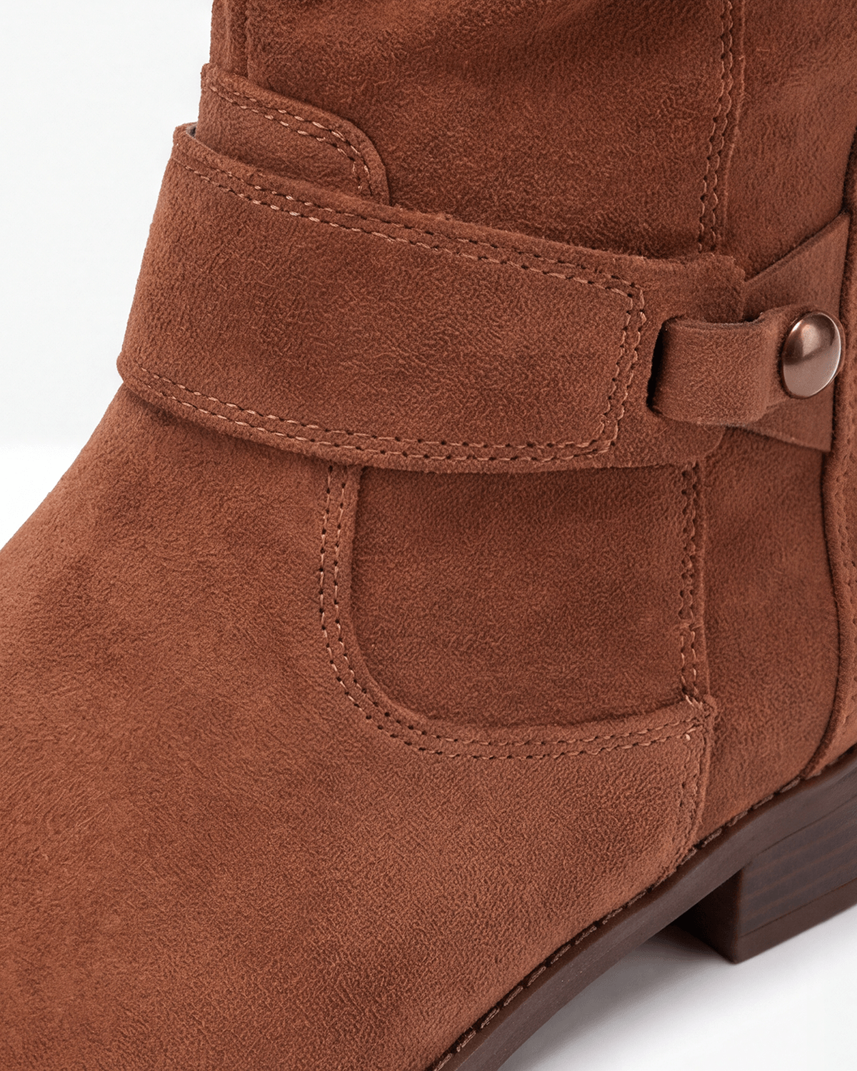 Women’s Knee-High Slouch Boots with Side Zip