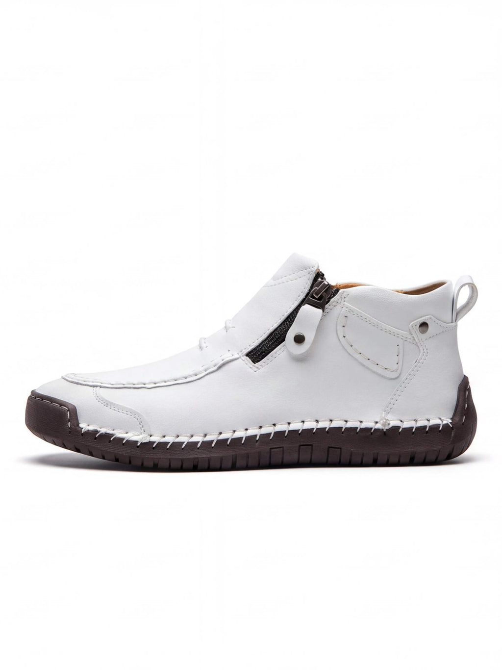 Women’s Side-Zip Stitched Ankle Boots
