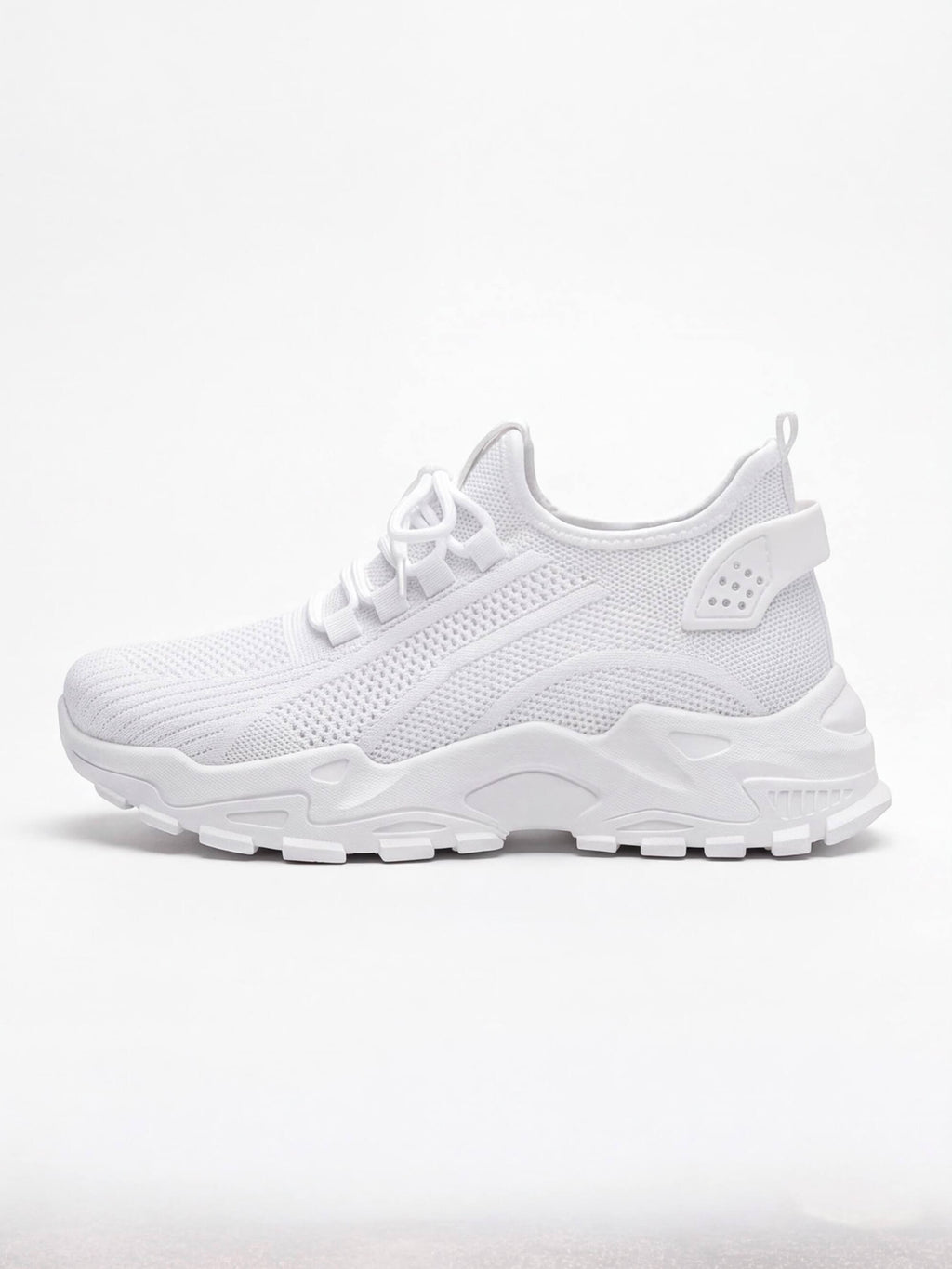 Women’s Chunky Knit Lace-Up Sneakers