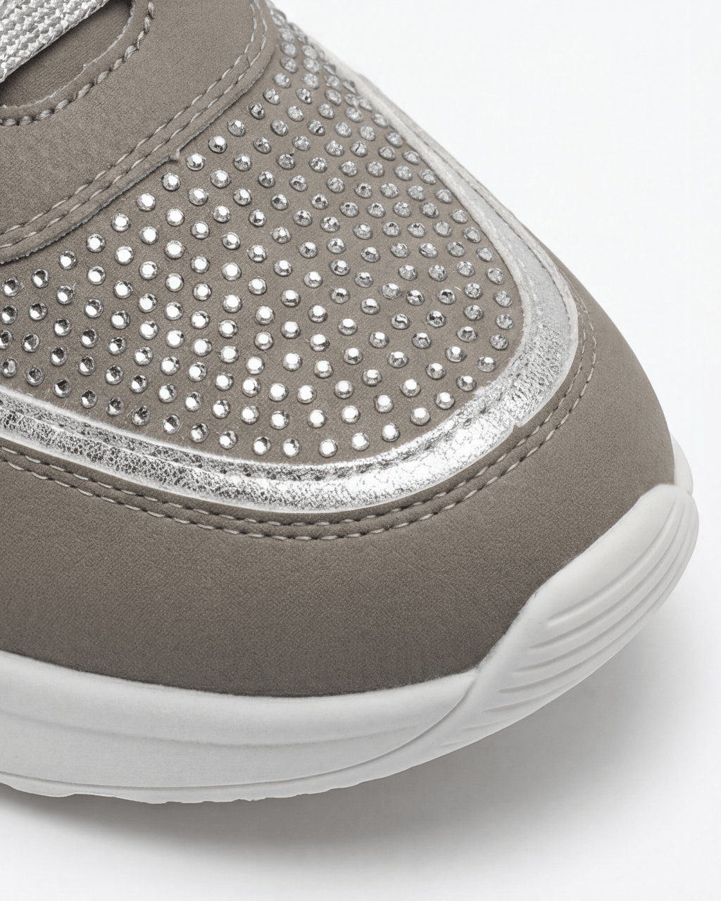 Women’s Lace-Up Sneakers with Side Zip