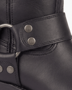Women’s Mid-Calf Harness Boots with Low Heel