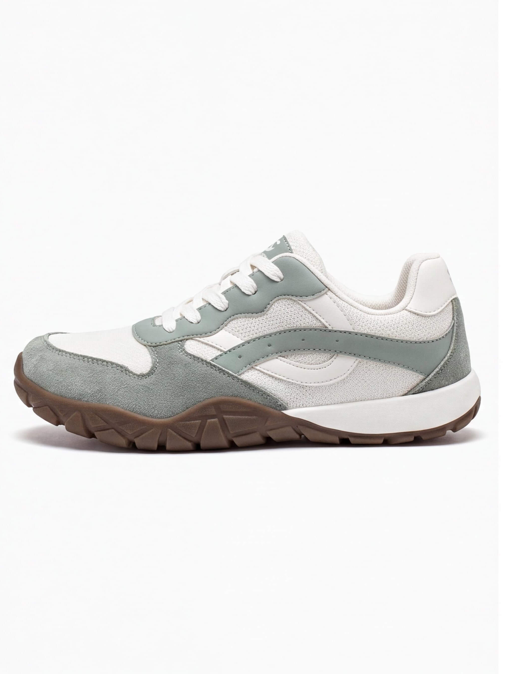 Women’s Retro Panelled Lace-Up Sneakers