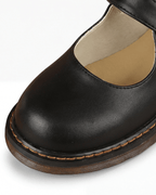 Women’s Mary Jane Flats with Buckle Strap