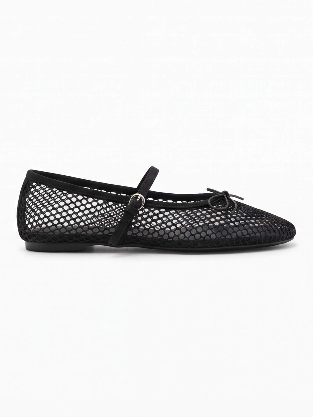 Women’s Mesh Bow-Detail Mary Jane Flats