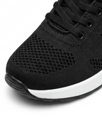 Women’s Breathable Knit Lace-Up Casual Sneakers