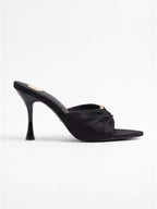 Women’s Twisted-Front Pointed Heeled Mules