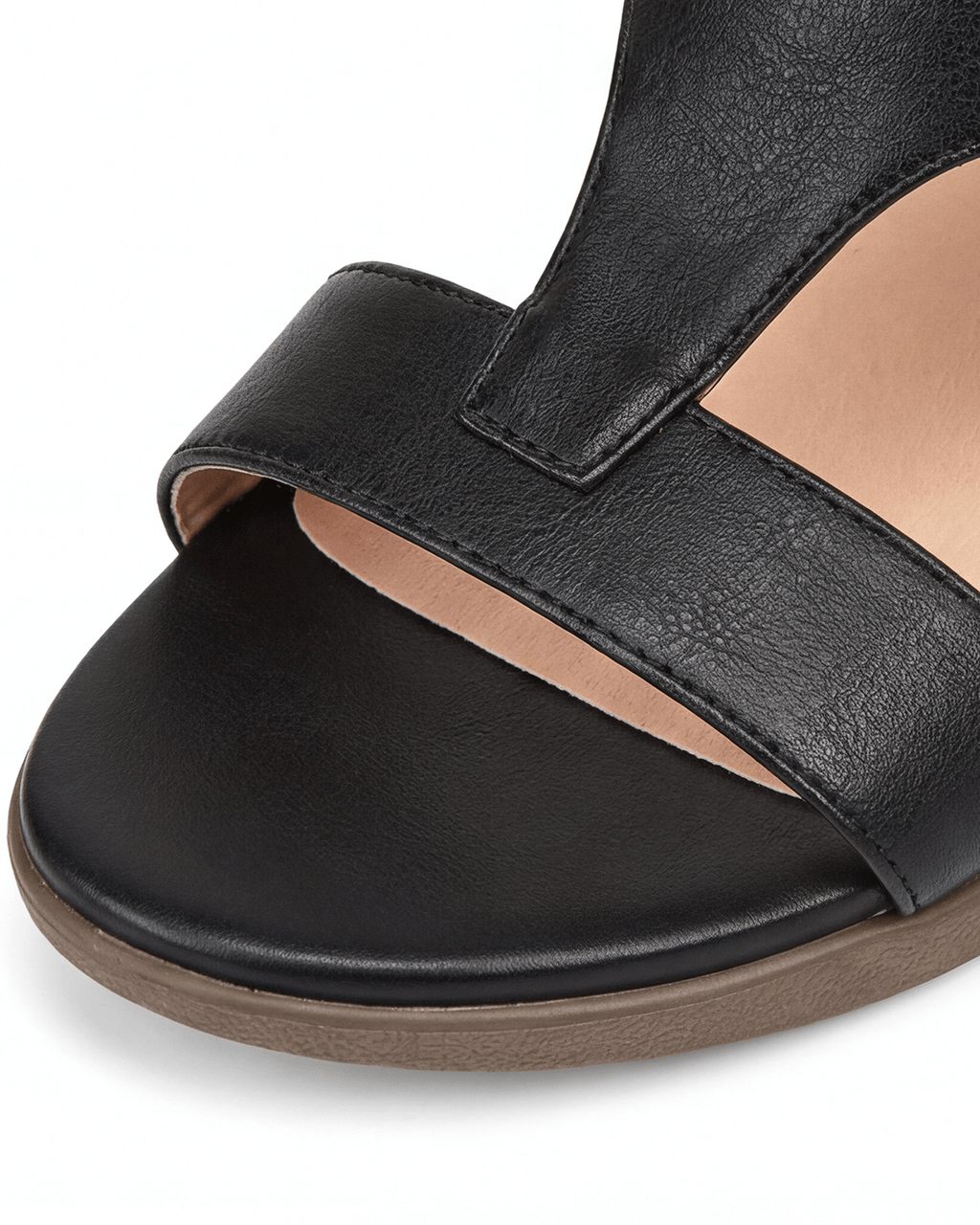 Women’s Ankle-Tie Wedge Sandals with Wide Strap