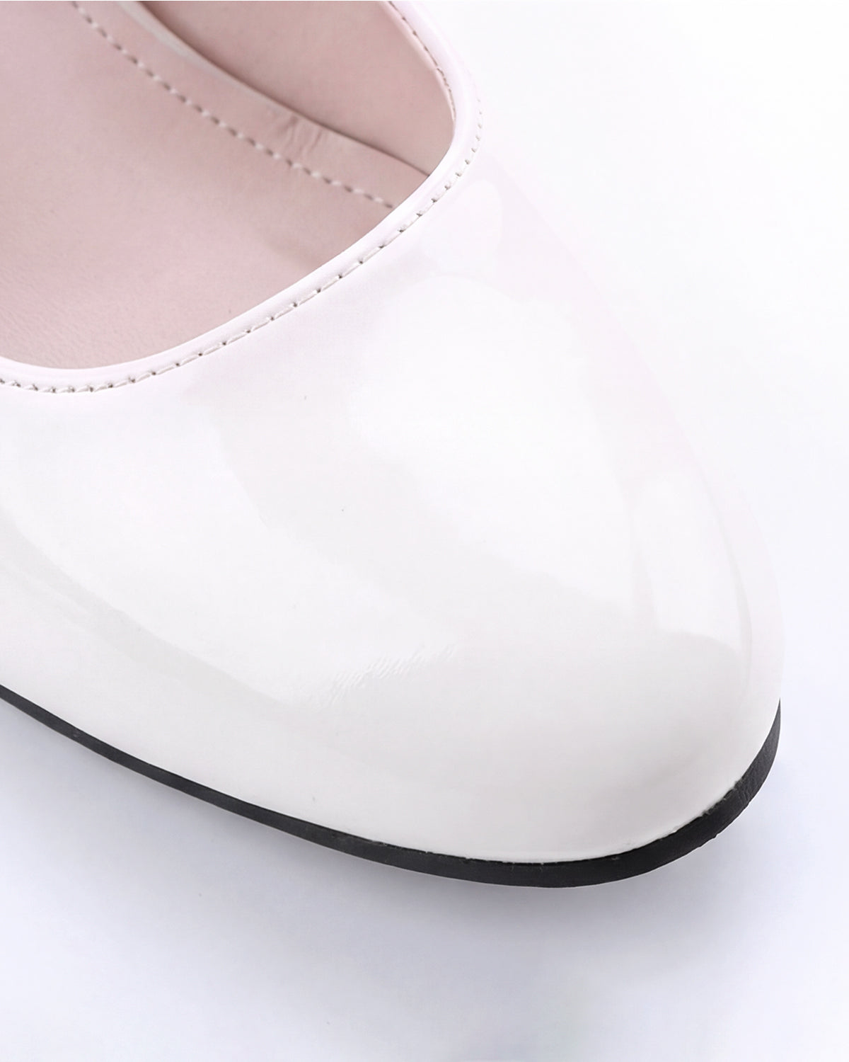 Women’s White Kitten Heel Pumps
