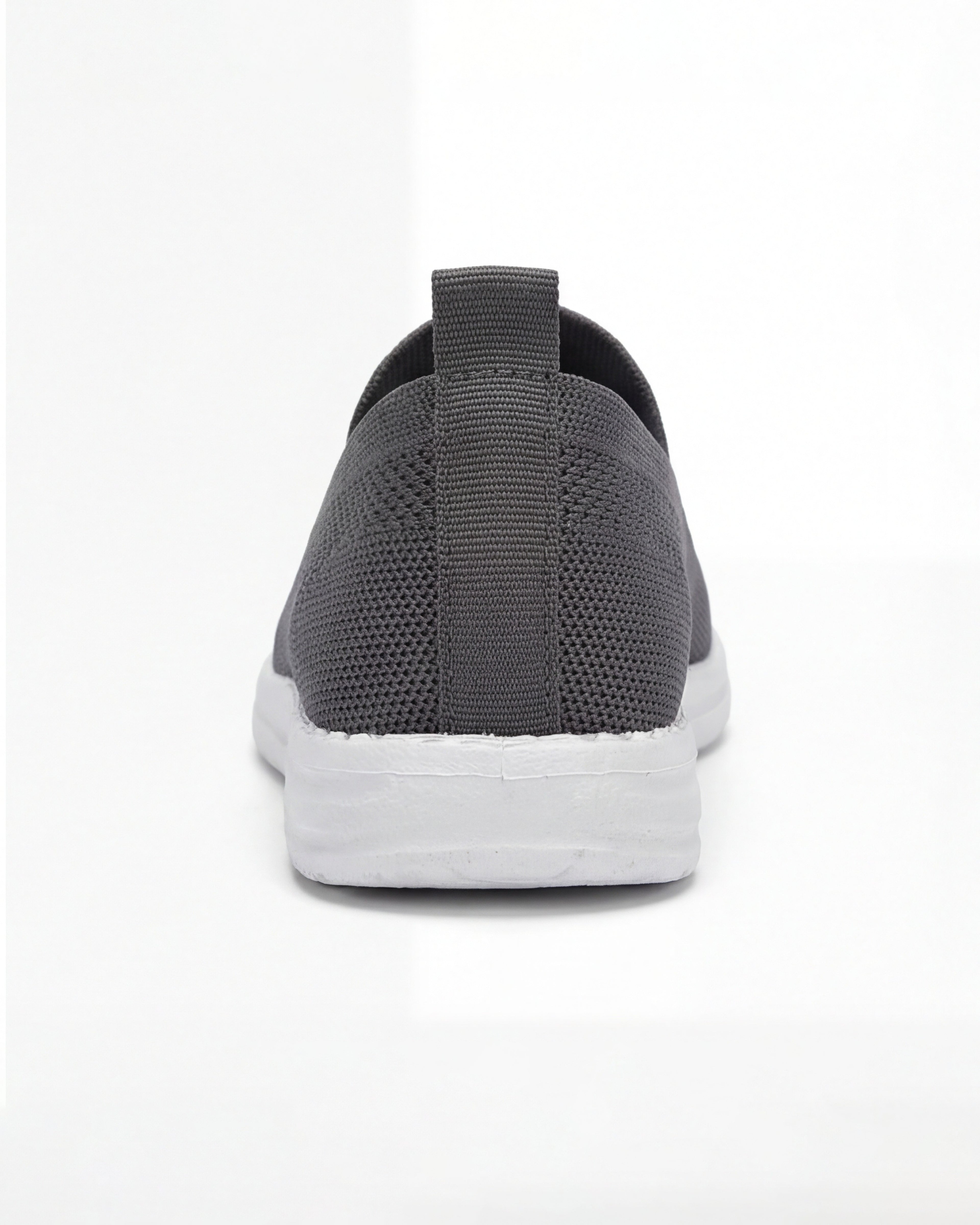 Women’s Knit Slip-On Sneakers with White Sole