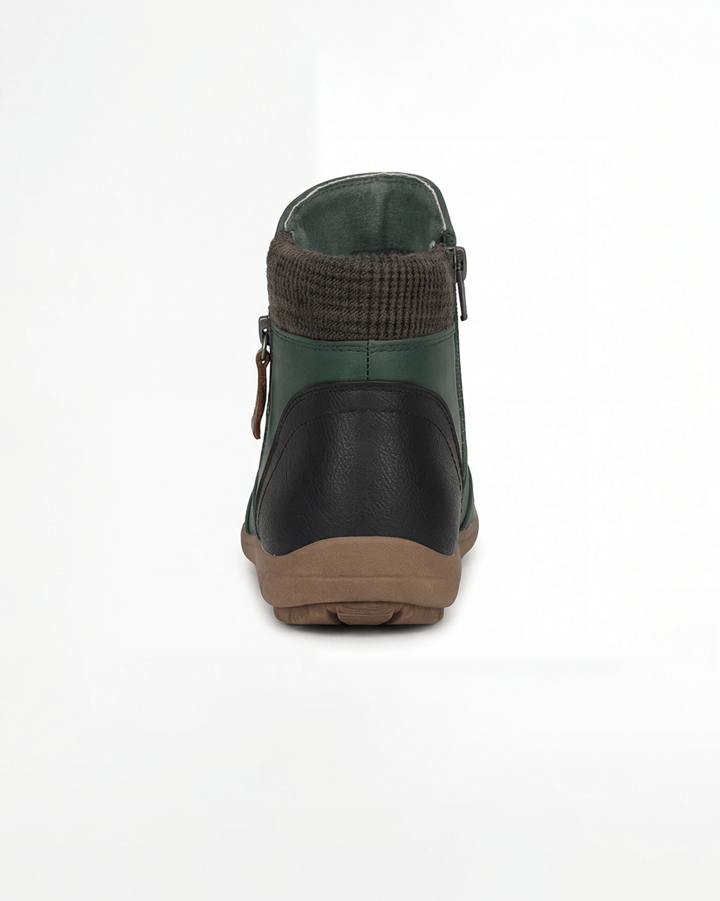 Women’s Knit-Cuff Side-Zip Ankle Boots