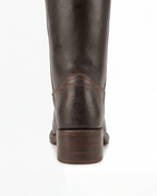 Women’s Knee-High Boots with Stacked Block Heel