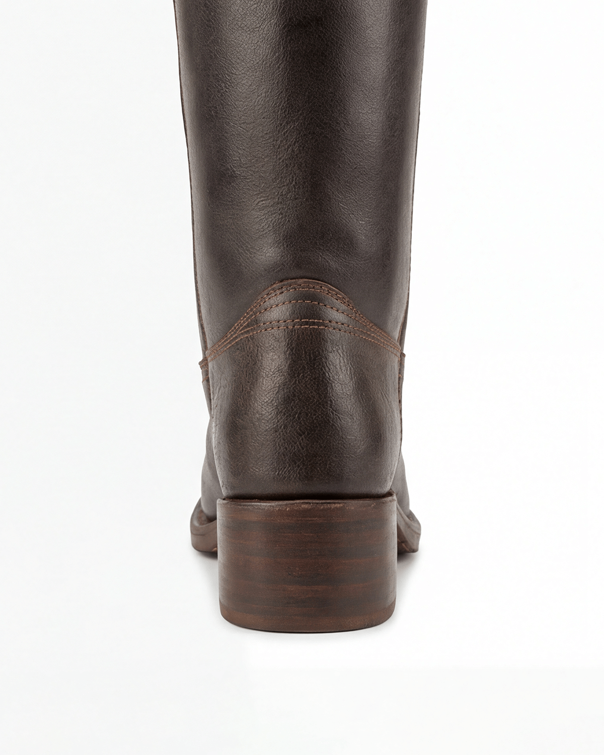 Women’s Knee-High Boots with Stacked Block Heel