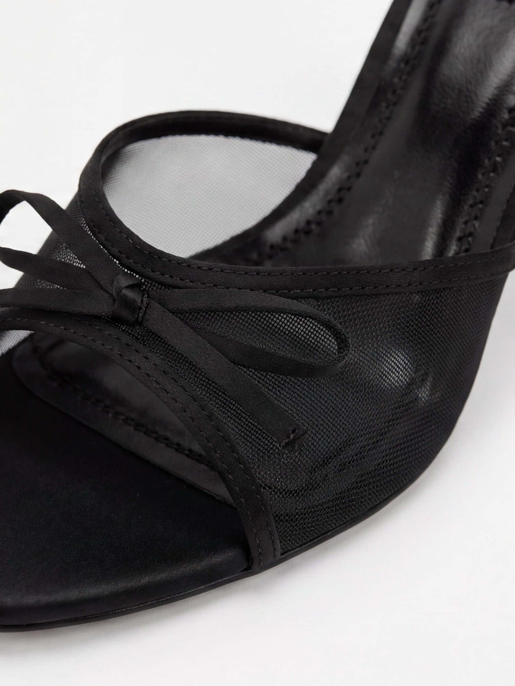 Women’s Bow-Detail Heeled Mule Sandals