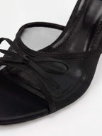 Women’s Bow-Detail Heeled Mule Sandals