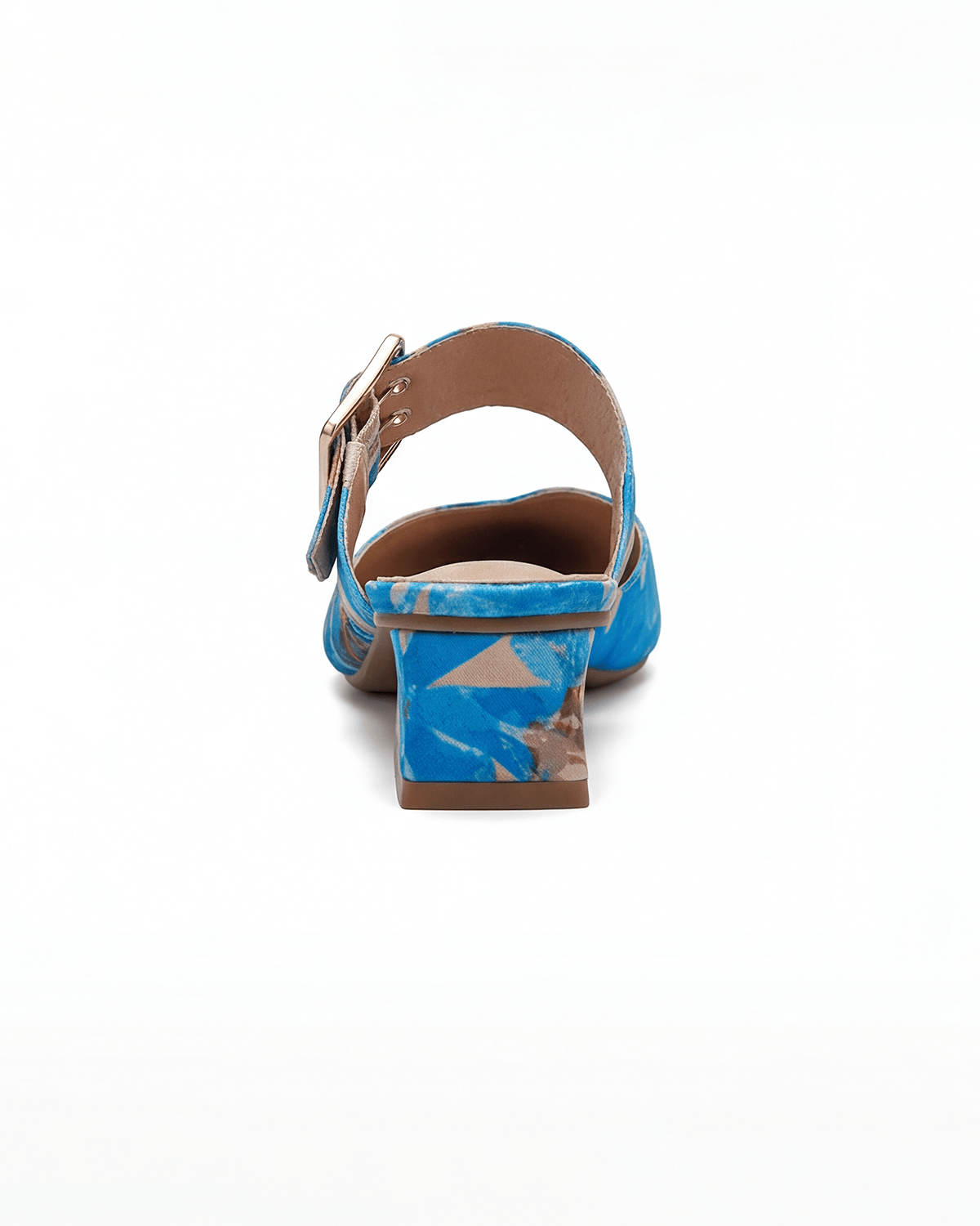 Women’s Buckle Strap Slingback Block Heels