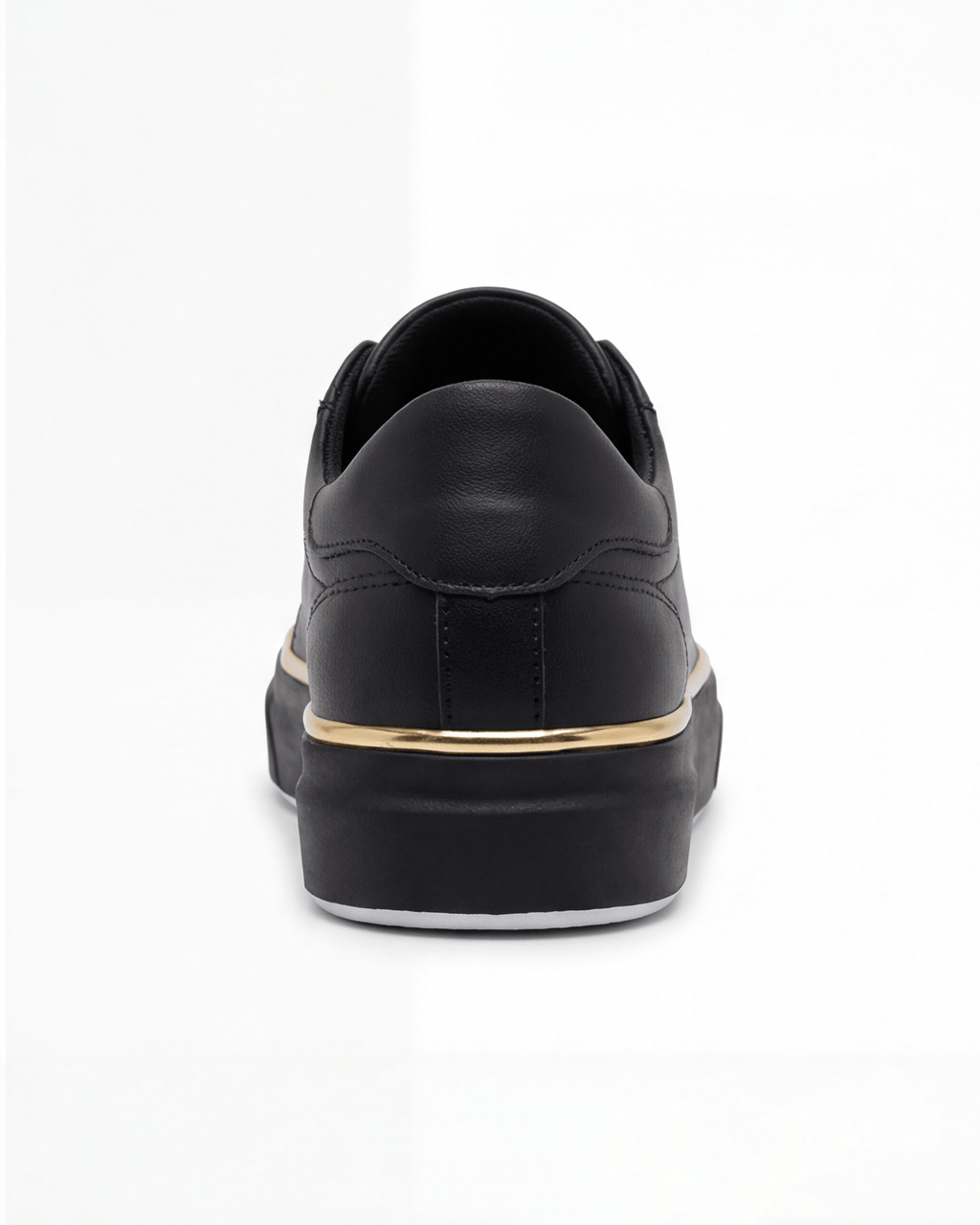 Women’s Platform Lace-Up Sneakers with Gold Chain Detail