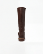 Women’s Knee-High Boots with Buckle Strap Detail