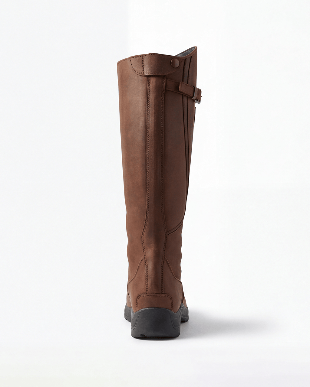 Women’s Waterproof Knee-High Buckle Boots with Lug Sole