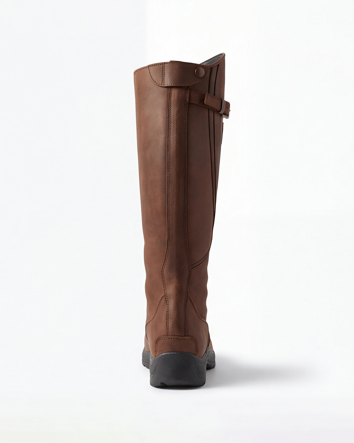 Women’s Waterproof Knee-High Buckle Boots with Lug Sole