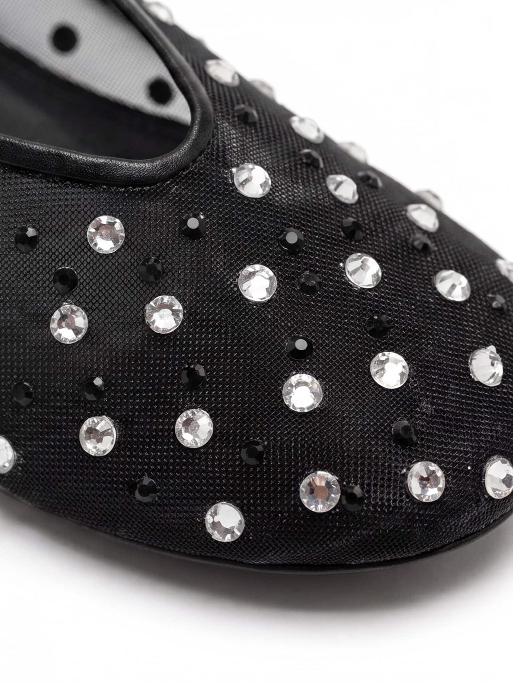 Women’s Rhinestone Mesh Ballet Flats