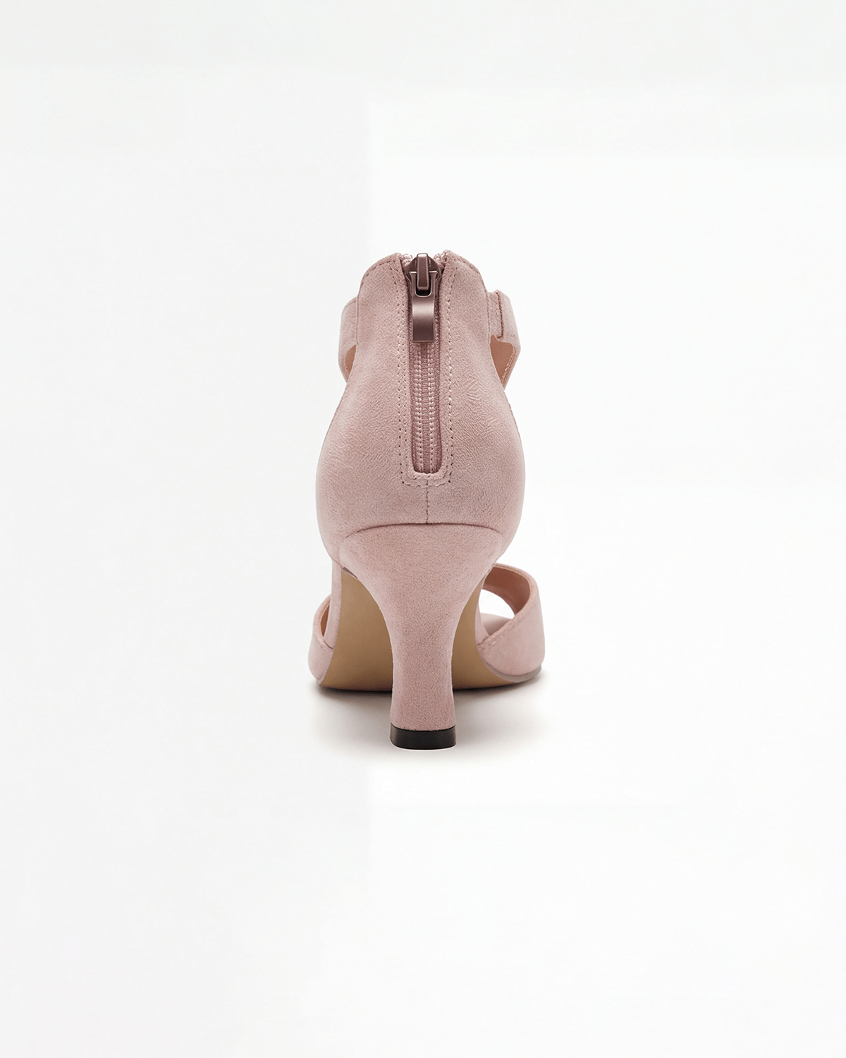 Women’s Cutout Peep-Toe Block Heel Pumps