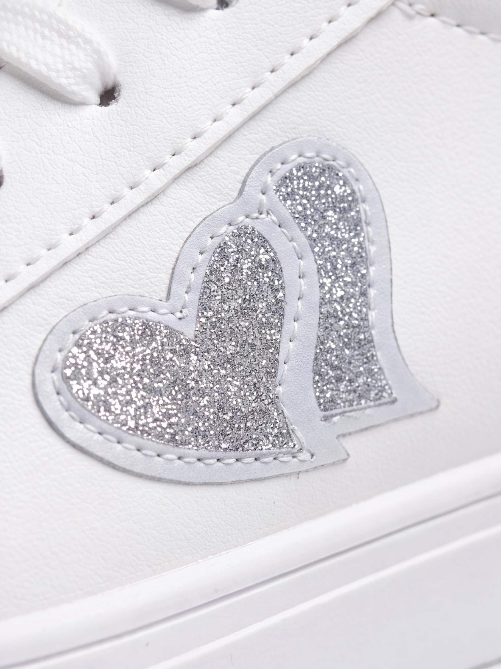 Women’s Heart-Detail Platform Fashion Sneakers