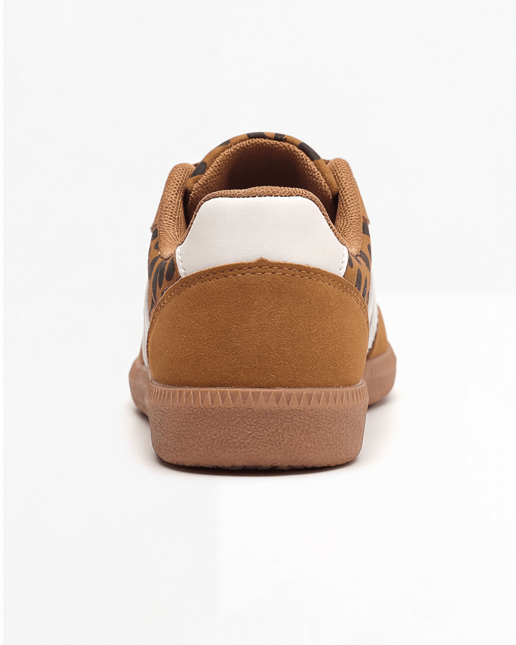 Women’s Leopard-Print Lace-Up Low-Top Sneakers