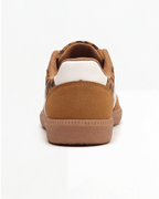 Women’s Leopard-Print Lace-Up Low-Top Sneakers