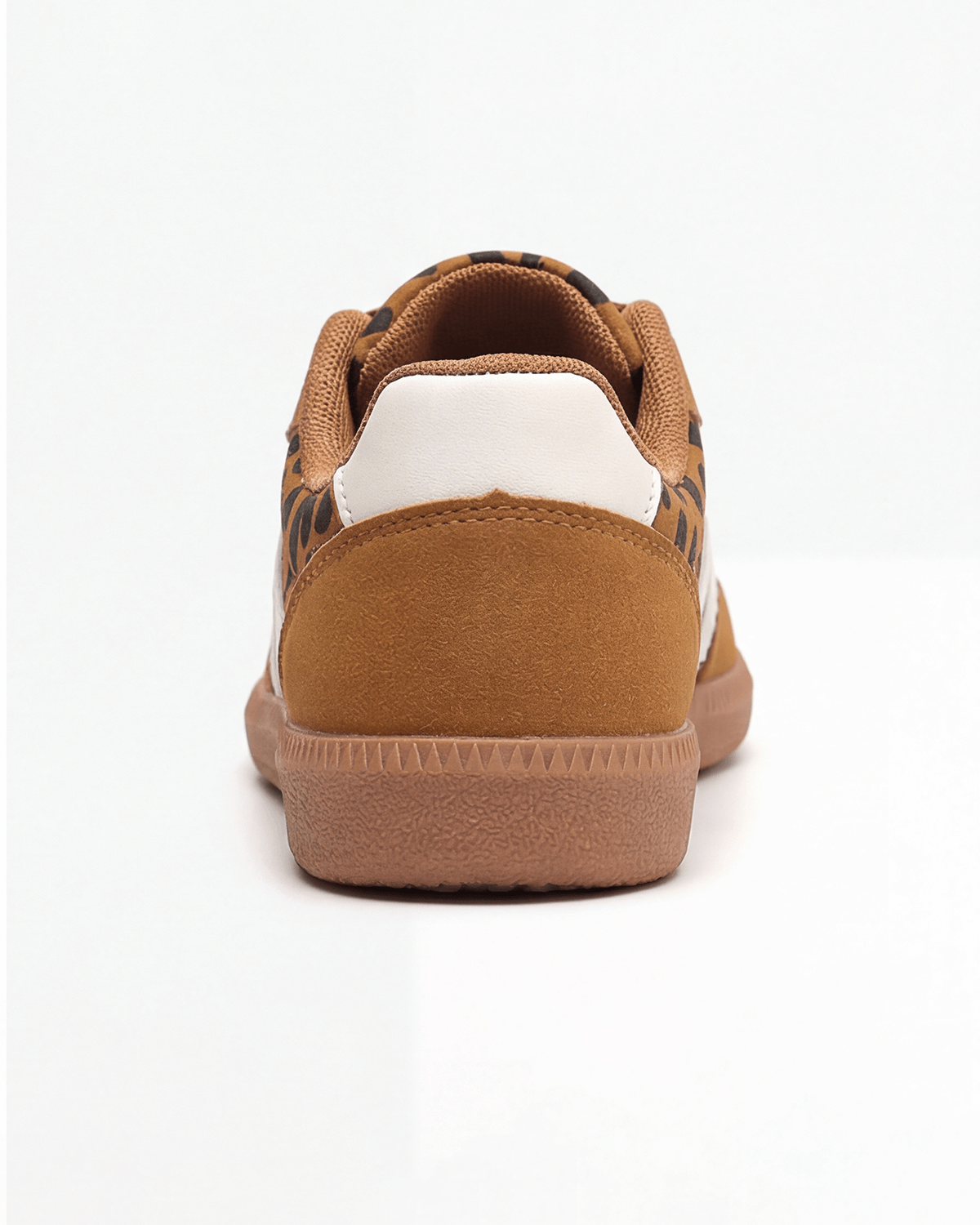 Women’s Leopard-Print Lace-Up Low-Top Sneakers