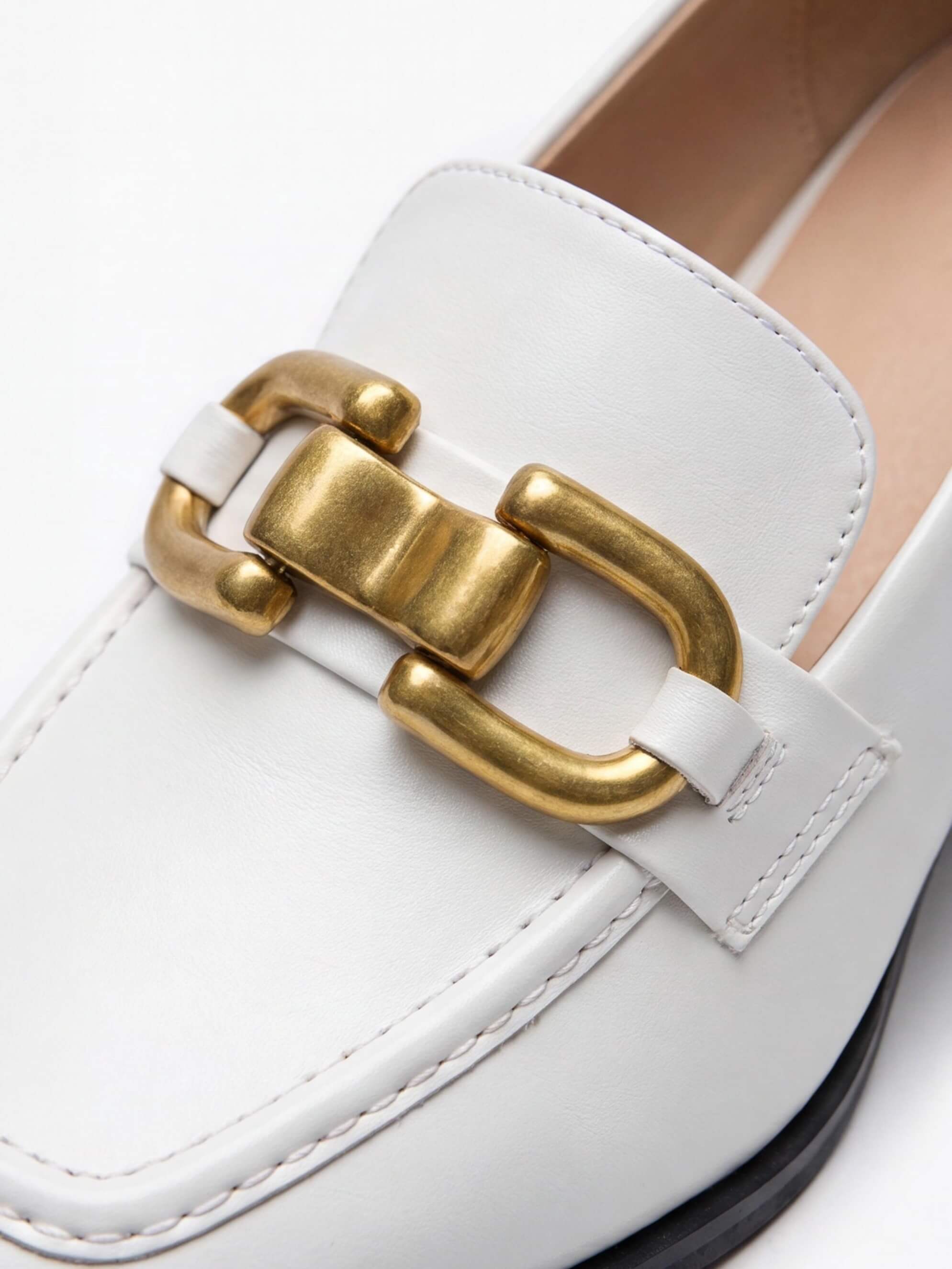 Women’s Horsebit Square-Toe Block-Heel Loafer Pumps