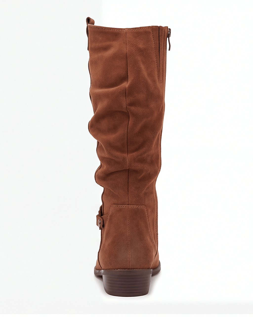 Women’s Knee-High Slouch Boots with Side Zip