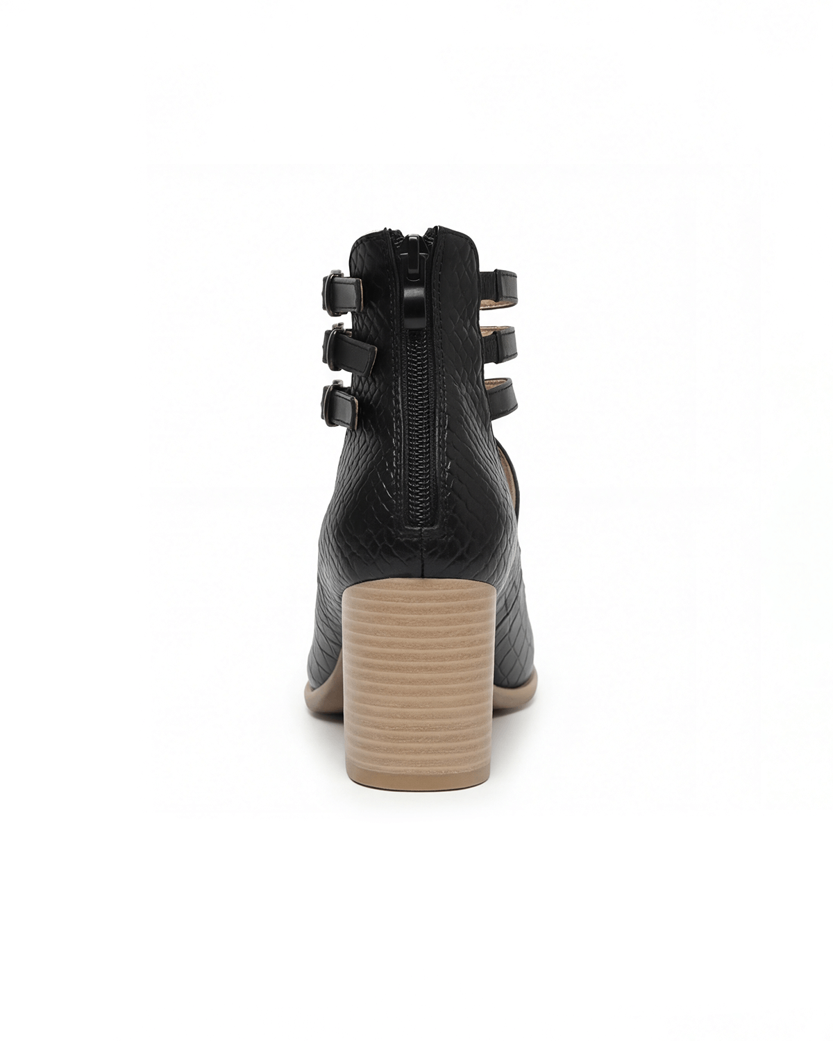 Women’s Triple-Strap Block Heel Pumps