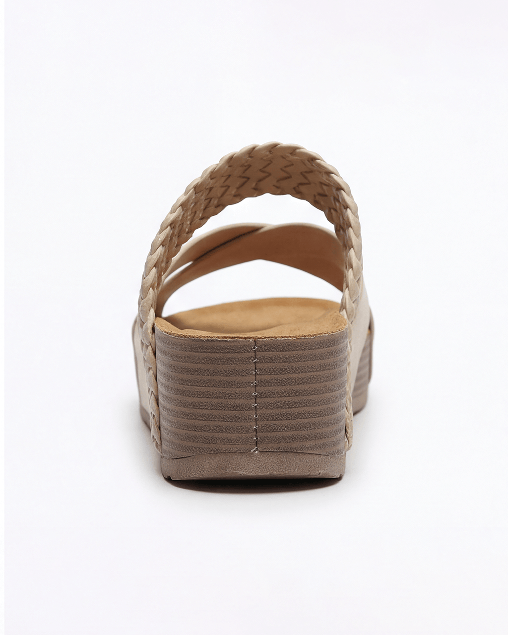 Women’s Braided Strap Platform Slide Sandals