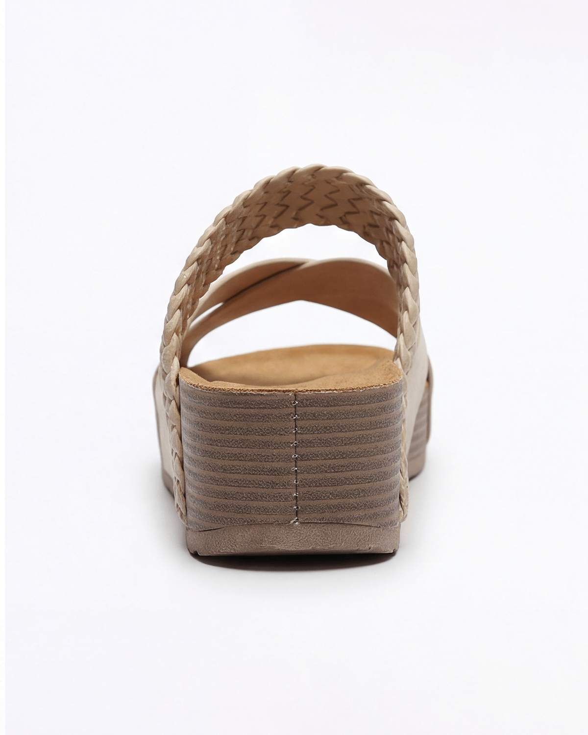 Women’s Braided Strap Platform Slide Sandals