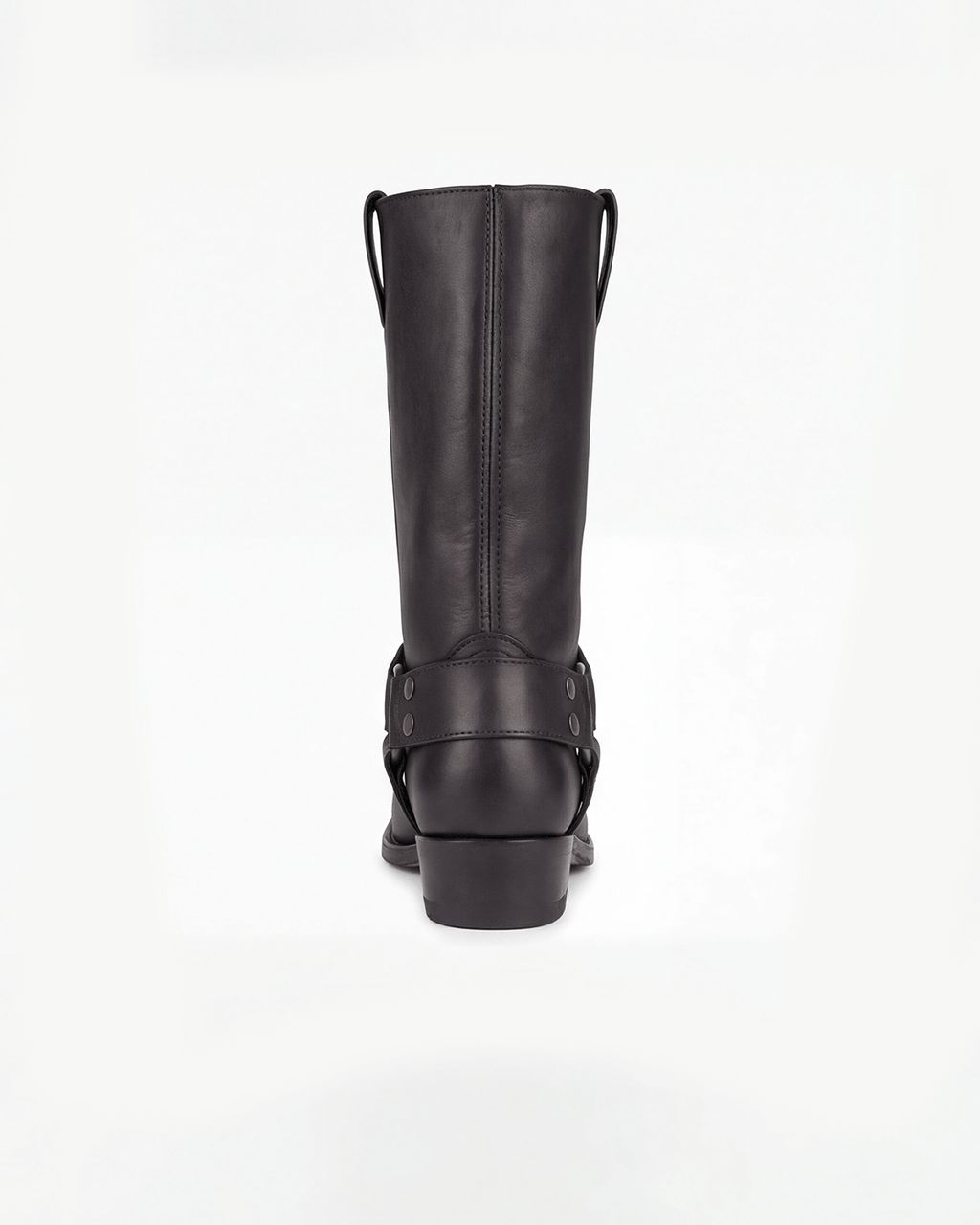 Women’s Mid-Calf Harness Boots with Low Heel