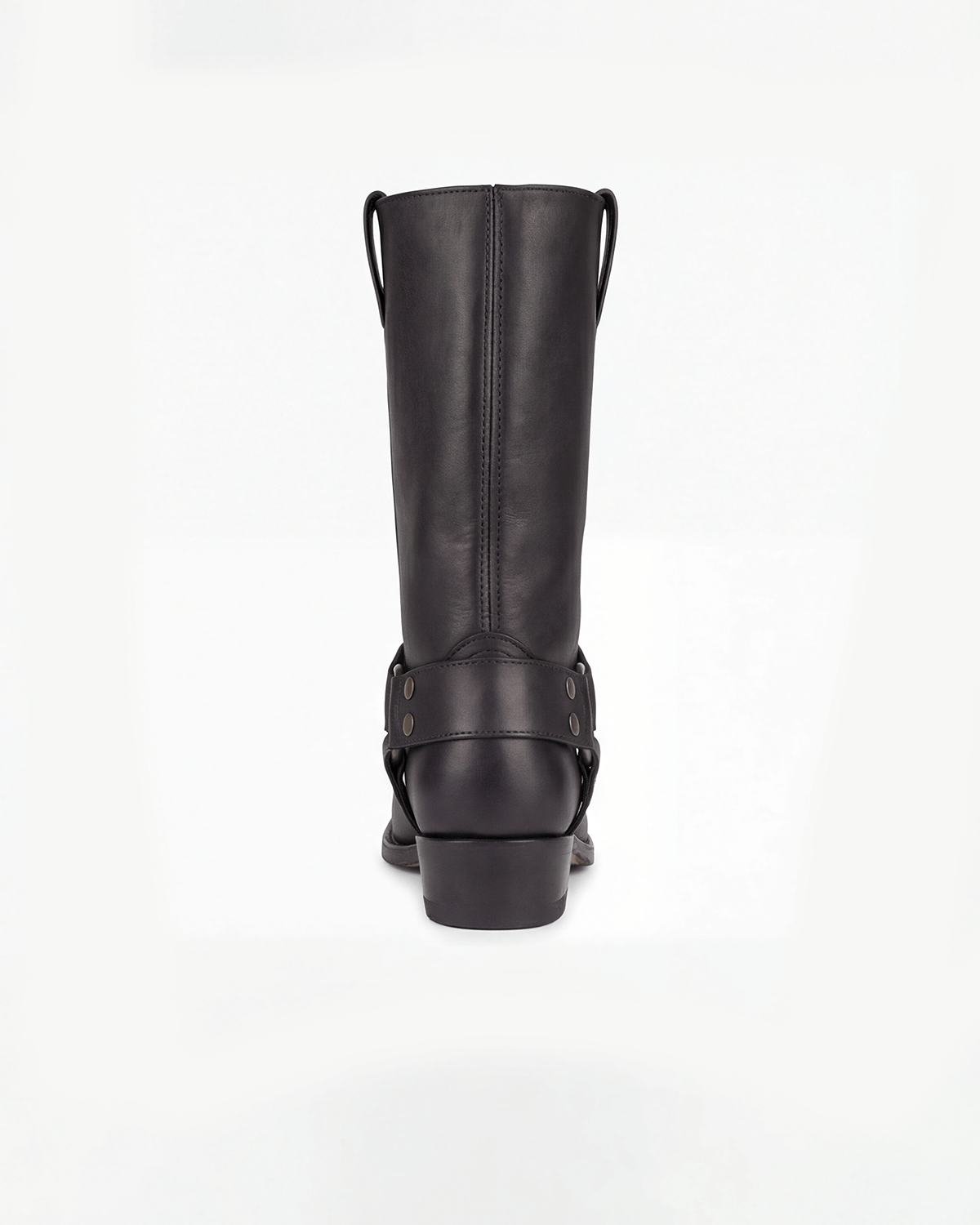 Women’s Mid-Calf Harness Boots with Low Heel