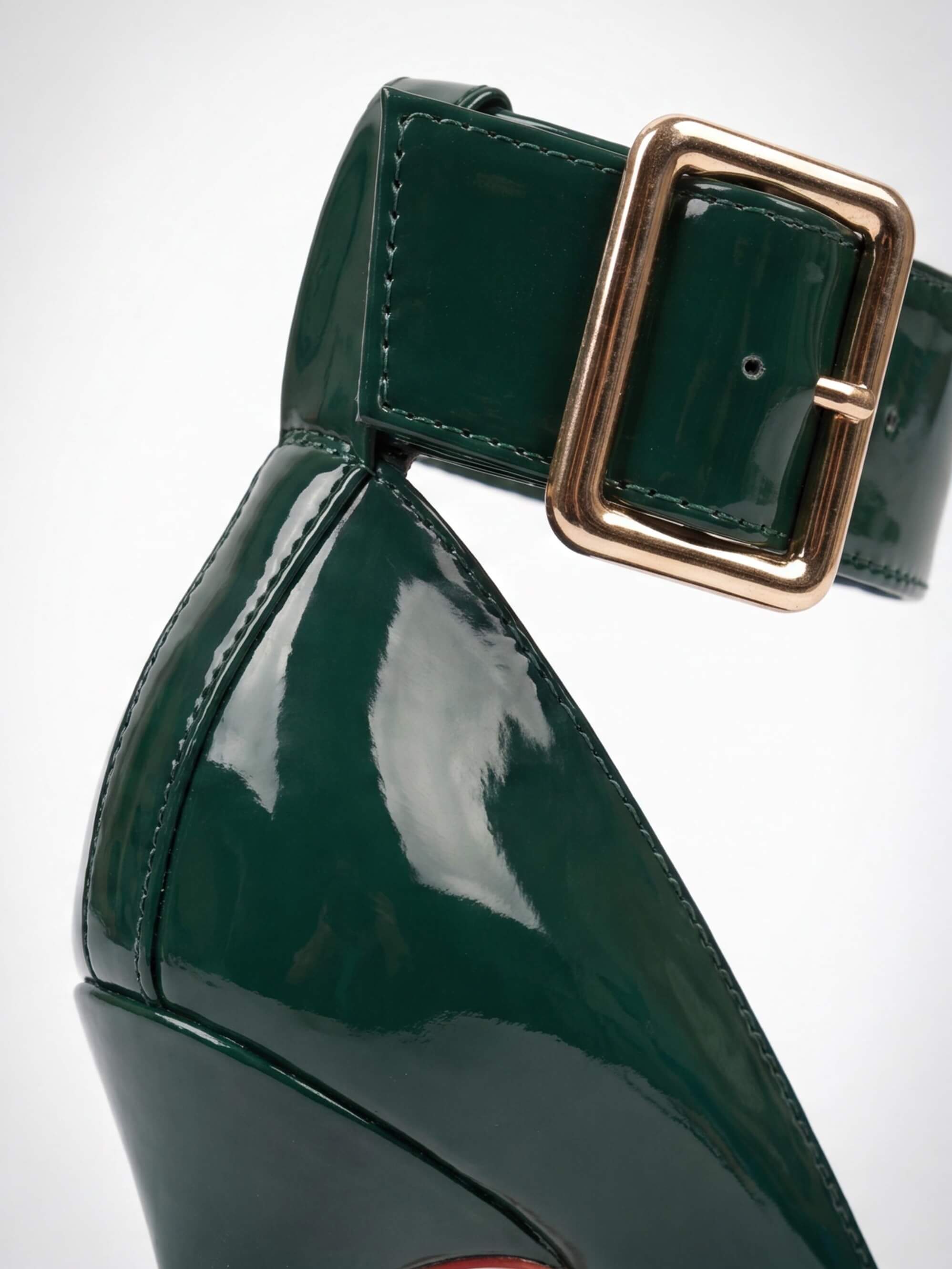 Women’s Buckle-Strap Pointed Stiletto Heels