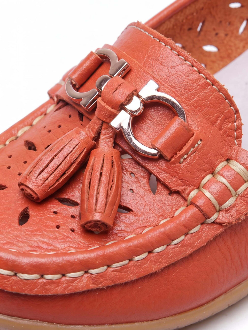 Women’s Perforated Tassel Comfort Loafers