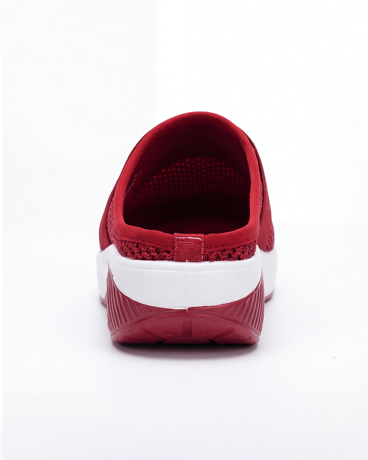 Women’s Stretch Strap Knit Slip-On Mule Sneakers