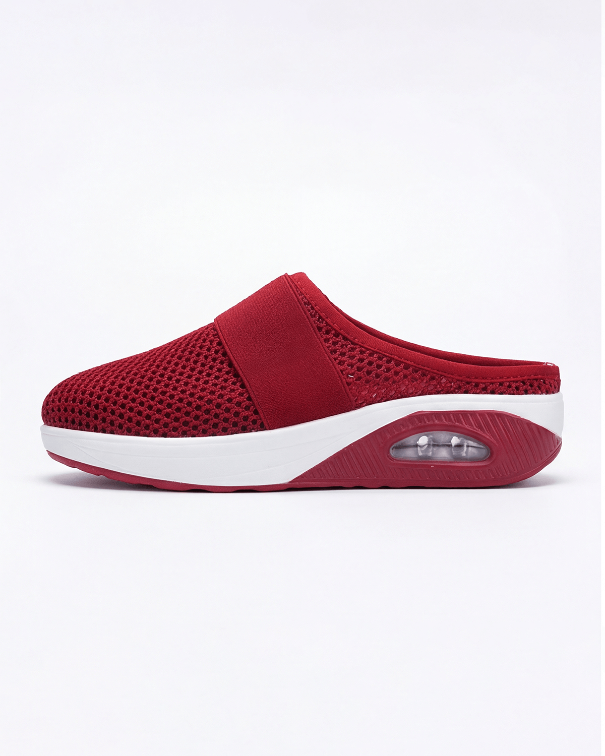 Women’s Stretch Strap Knit Slip-On Mule Sneakers
