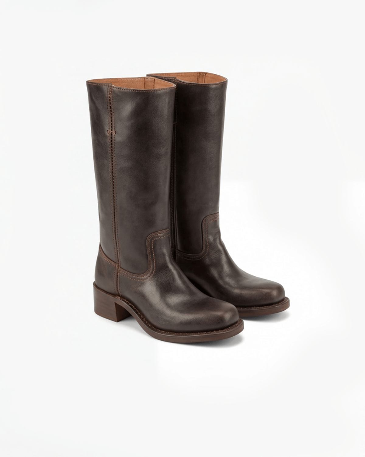 Women’s Knee-High Boots with Block Heel