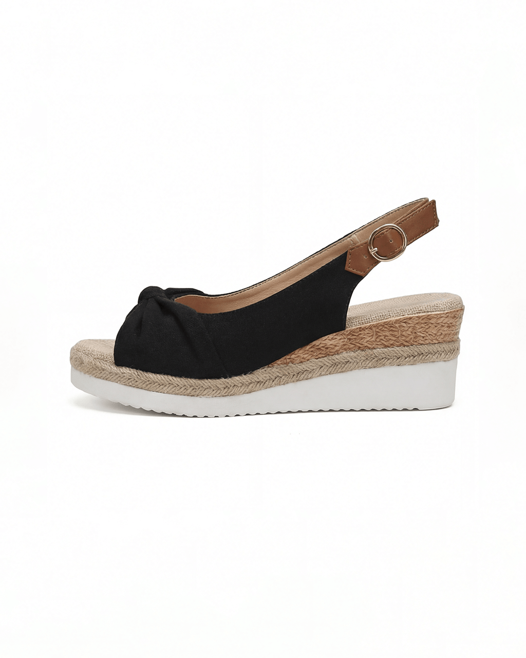Women’s Knotted Slingback Platform Wedge Sandals