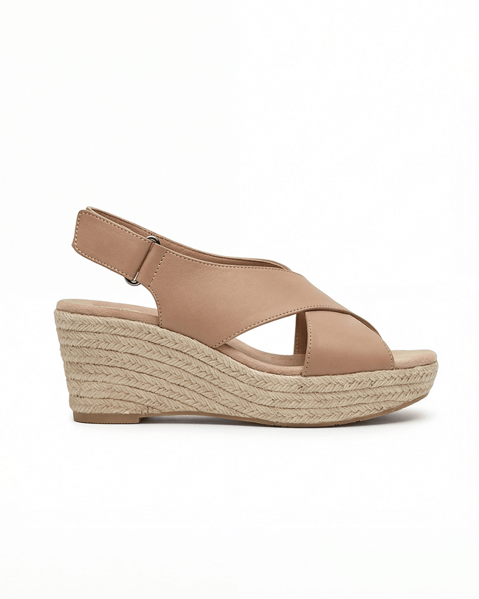 Women's Espadrille Platform Wedge Slingback Sandals