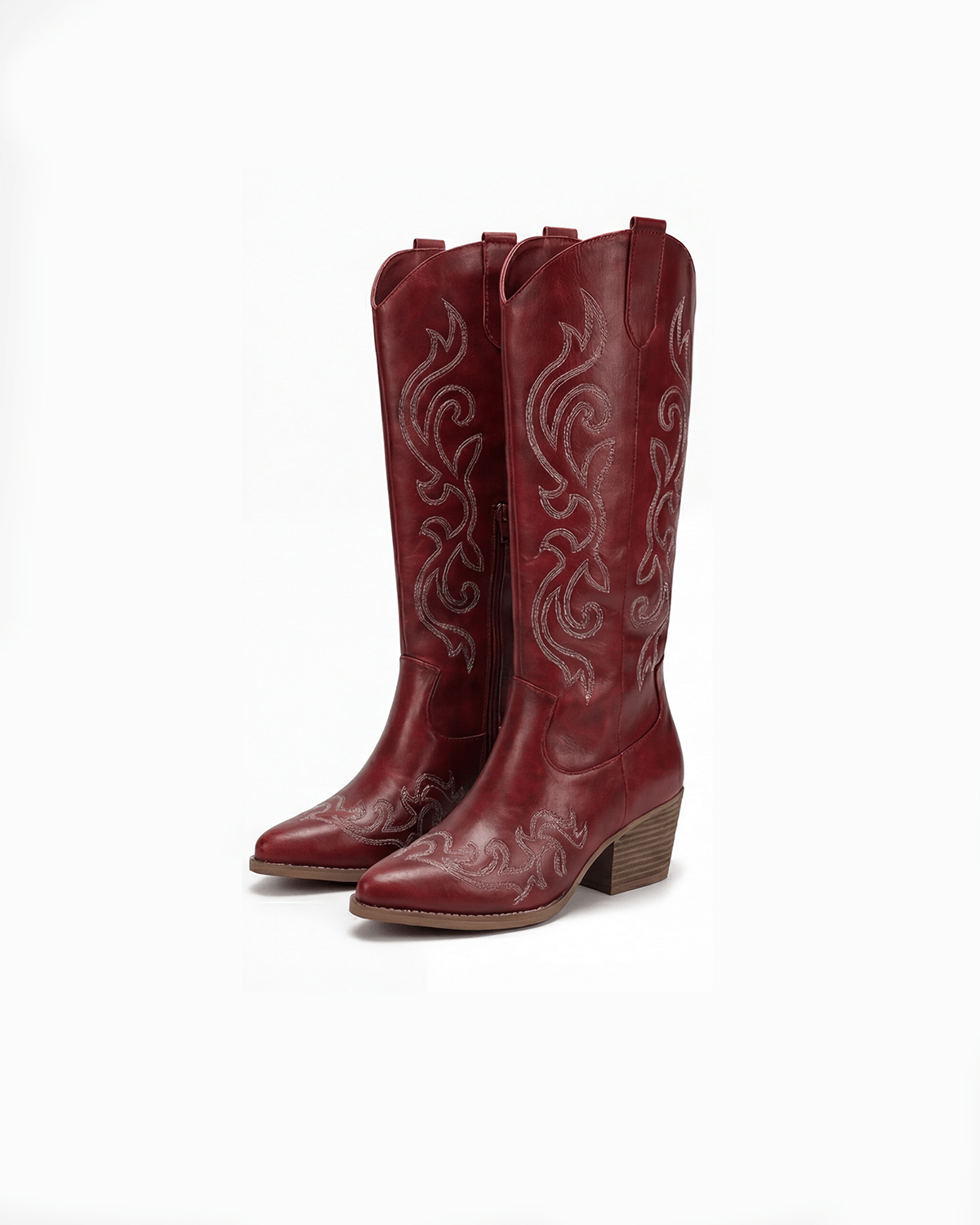 Women’s Western Stitch Knee-High Heeled Boots