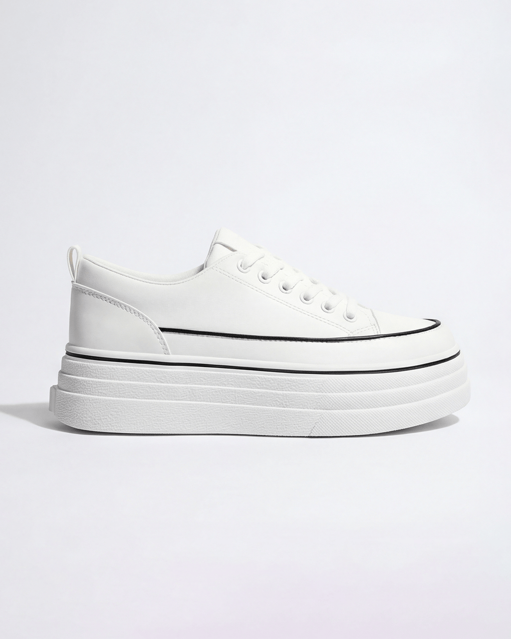 Women’s Platform Low-Top Lace-Up Sneakers