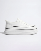 Women’s Platform Low-Top Lace-Up Sneakers