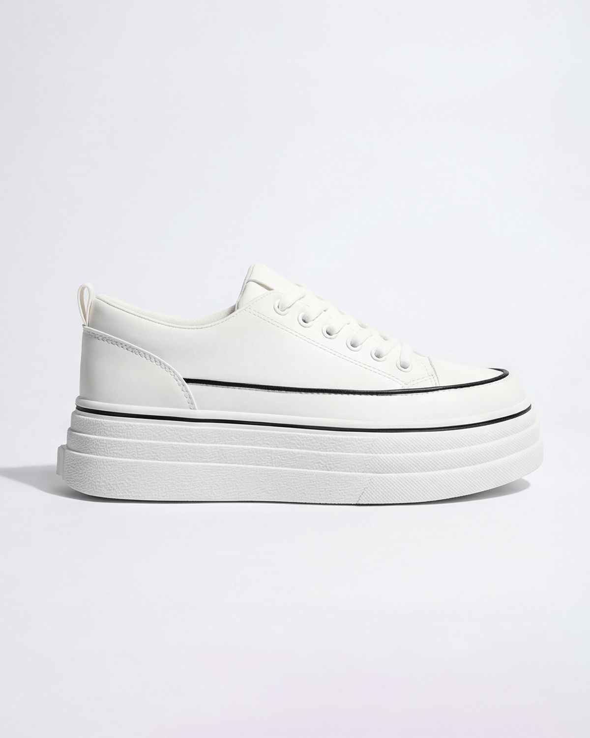 Women’s Platform Low-Top Lace-Up Sneakers