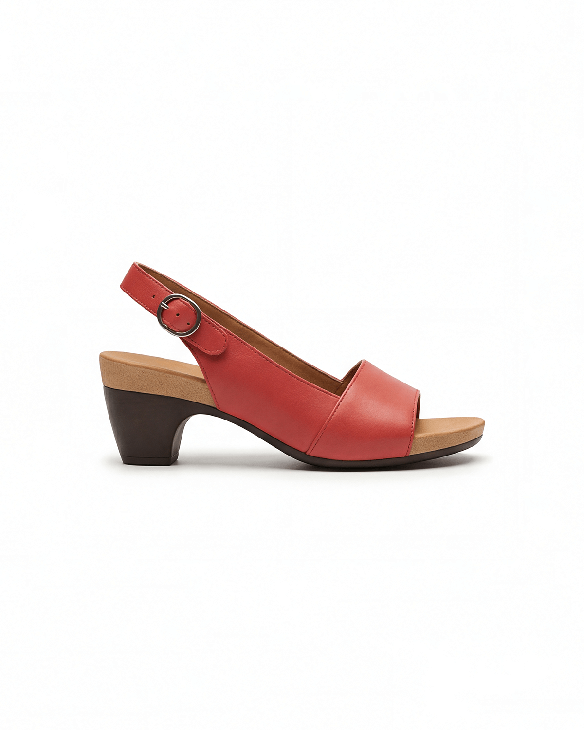 Women’s Minimal Slingback Block Heel Sandals